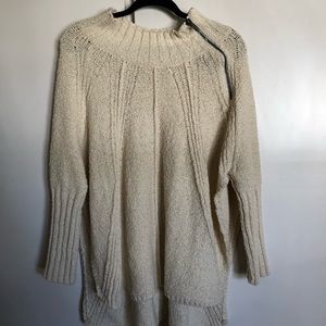 Free People XS/S cream lounge sweater!